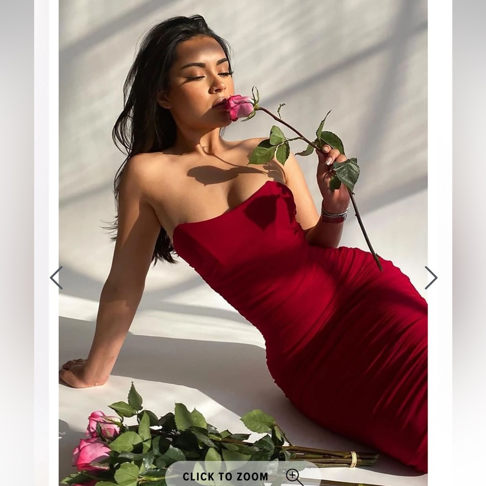 Red dress